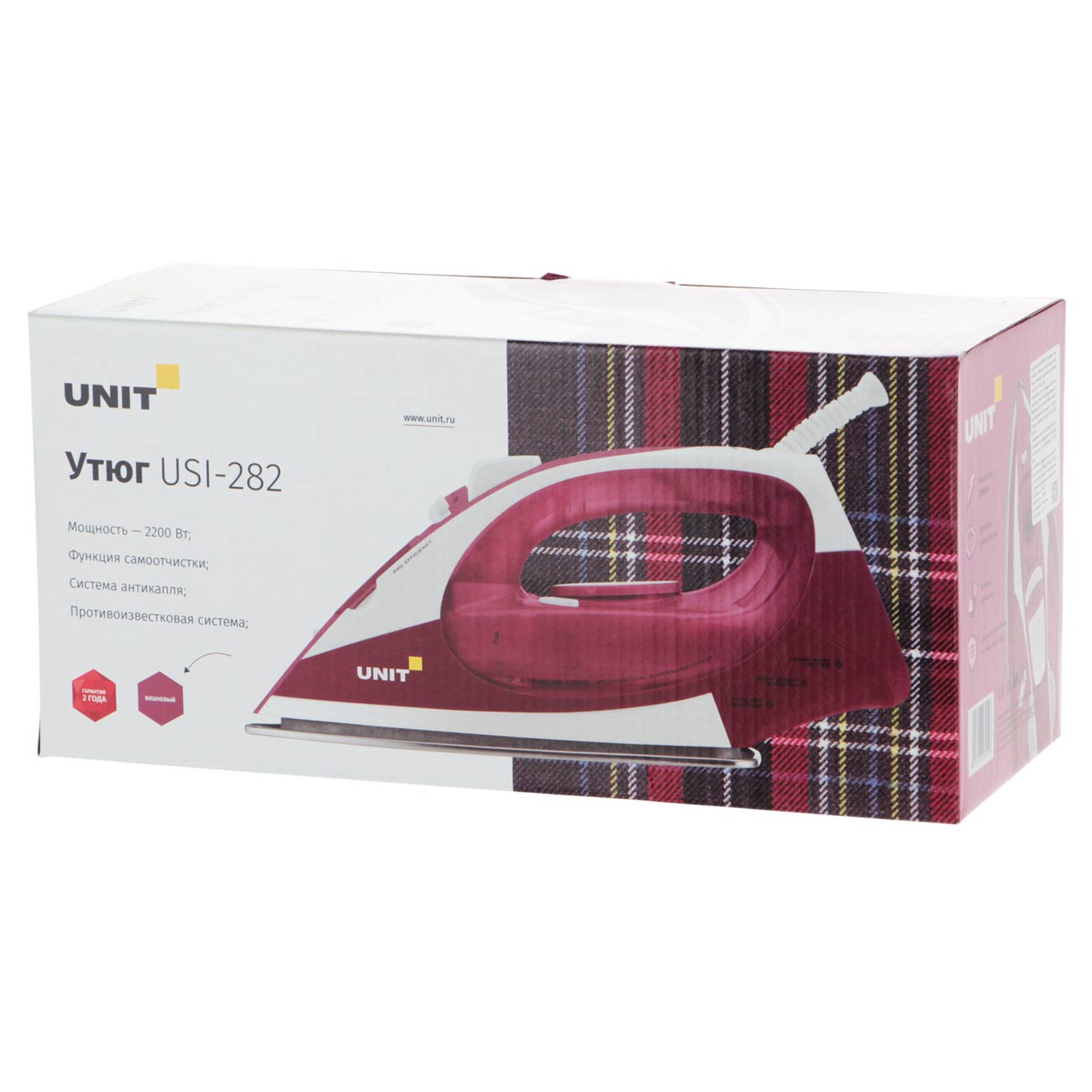 Утюг Unit USI-282 вишня