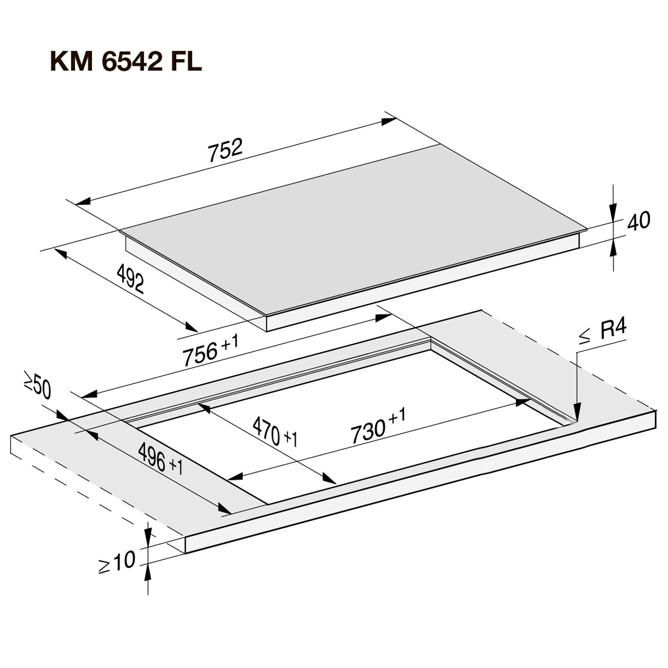 Встраиваемая электрическая панель Премиум Miele KM6542 FL