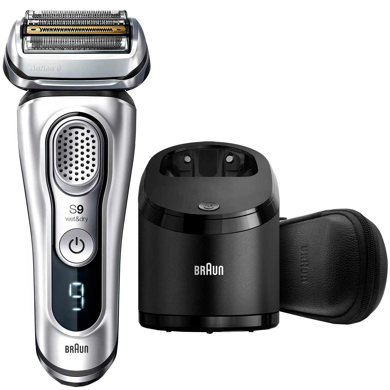 Электробритва Braun 9390cc серебристый