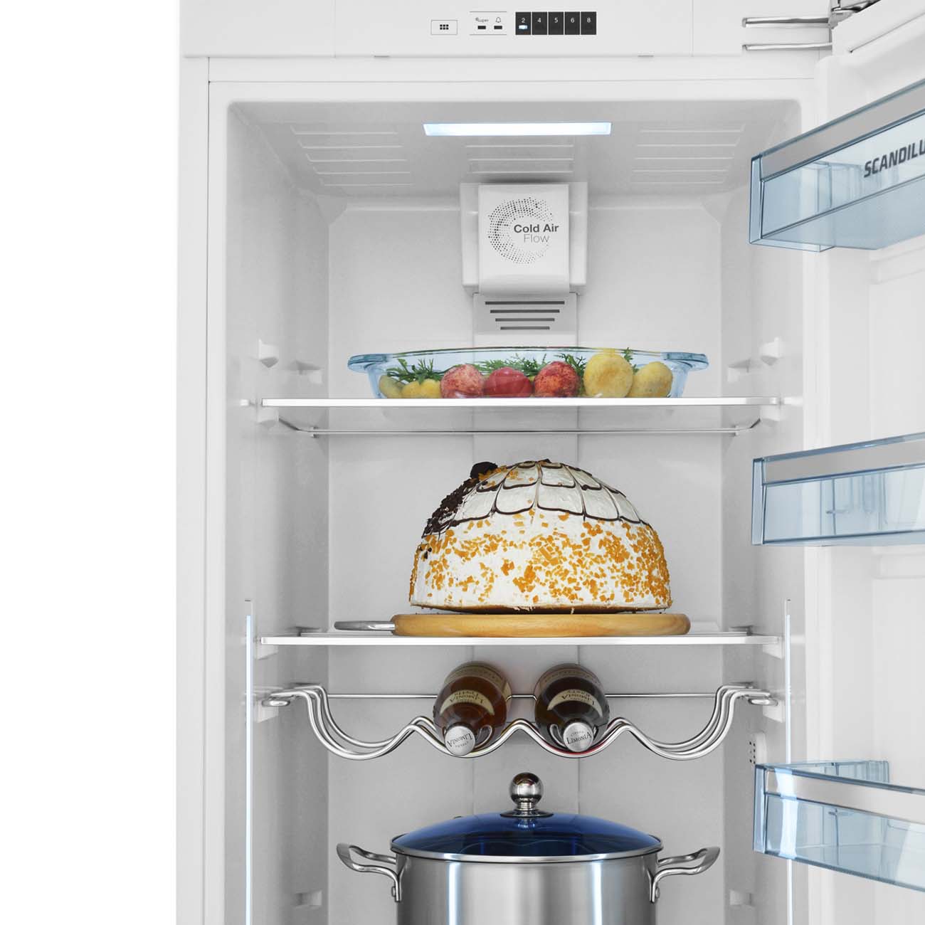 Встраиваемый холодильник однодверный Scandilux RBI 524 EZ