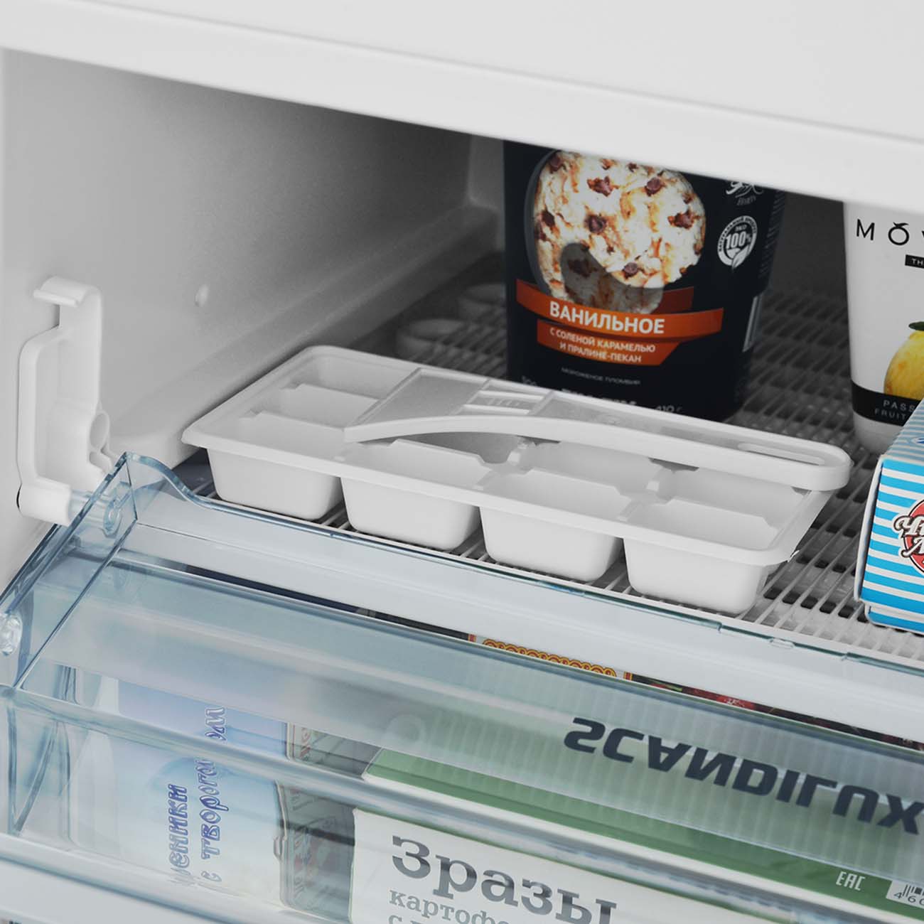 Встраиваемый холодильник комби Scandilux CSBI 249 M