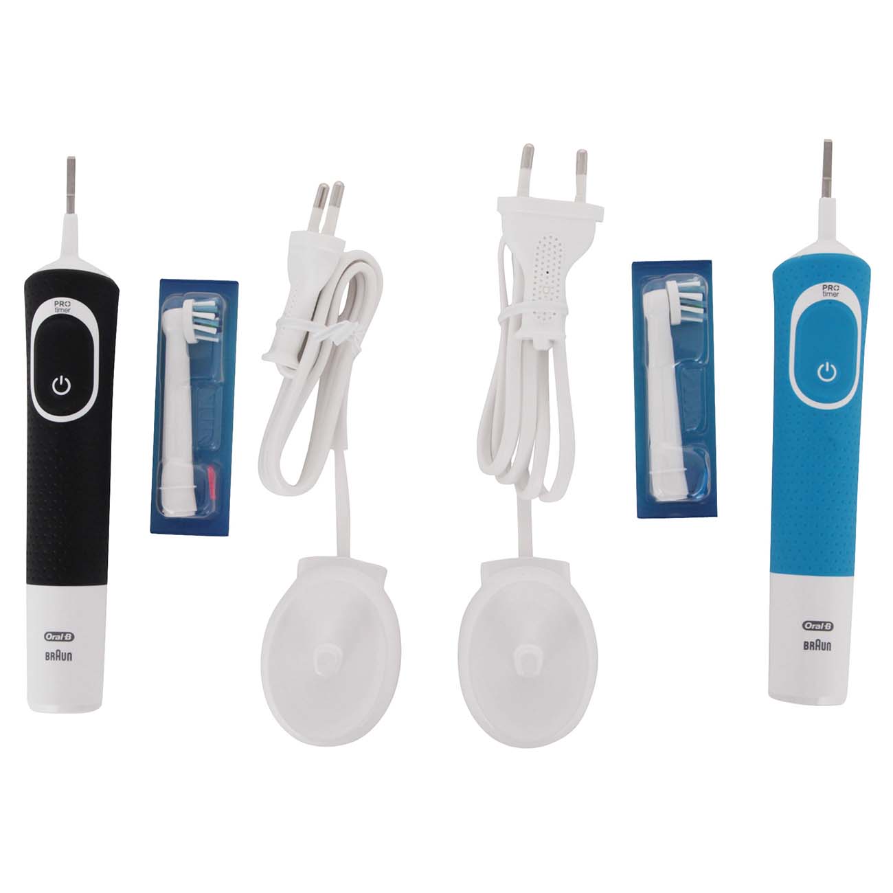 Электрическая зубная щетка Oral-B Vitality D100.413.1 CrossAction 1+1