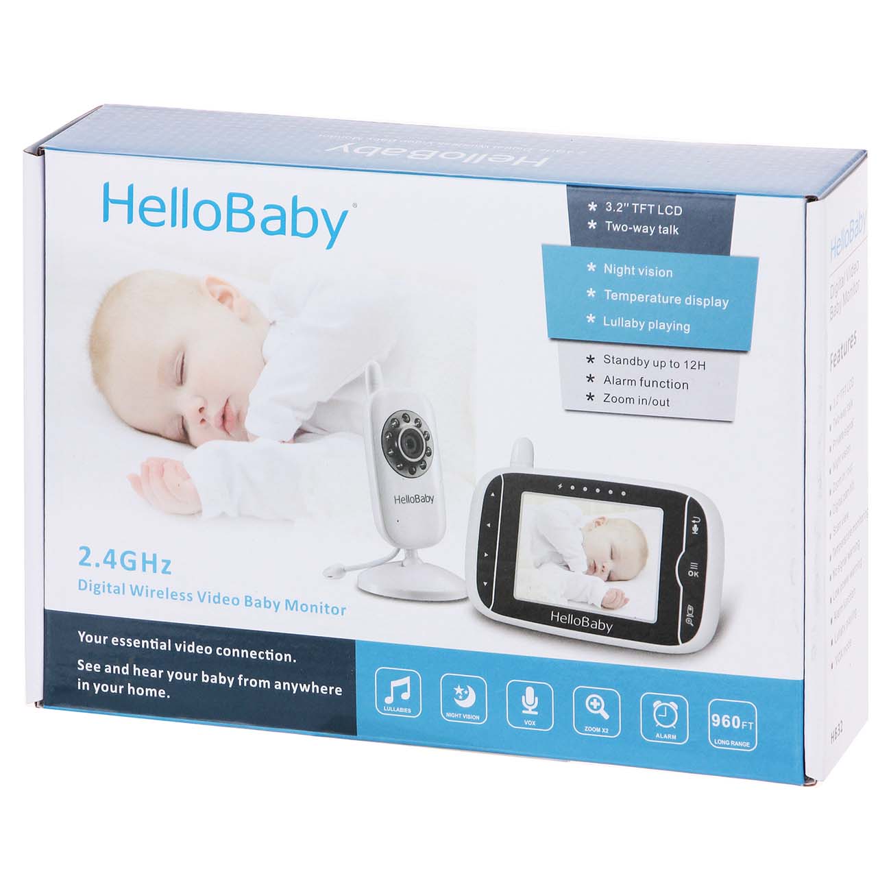 Видеоняня HelloBaby HB32