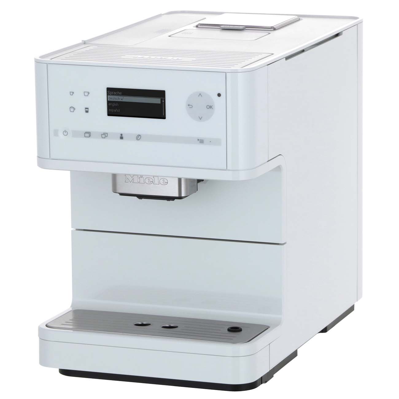 Кофемашина автоматическая Miele CM6150 LOWE белый лотос