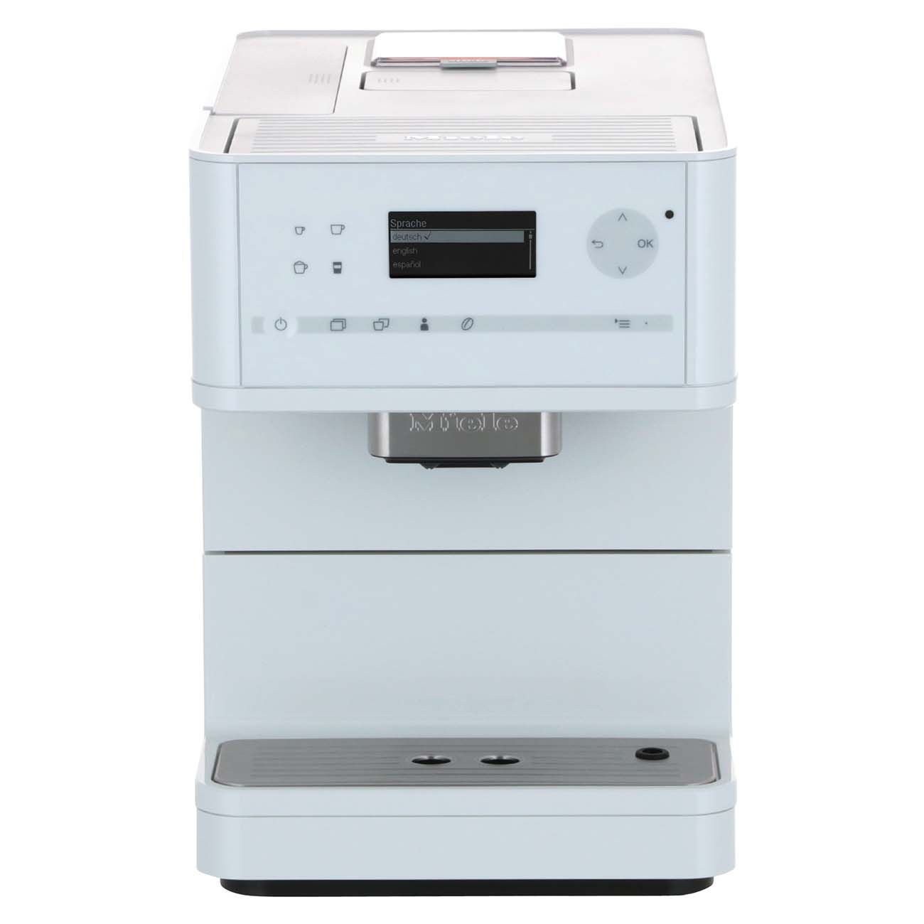 Кофемашина автоматическая Miele CM6150 LOWE белый лотос