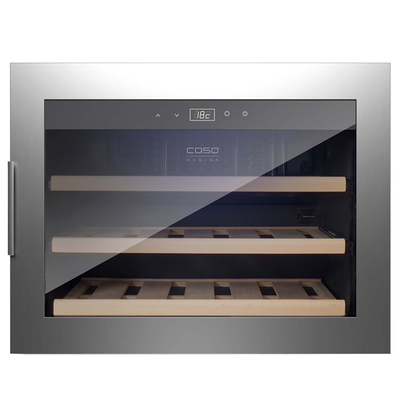 Винный шкаф Caso 629 WineSafe 18 EB Inox фото