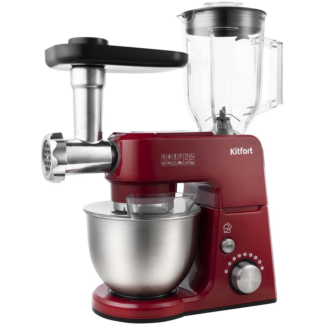 Планетарный миксер Kitfort КТ-1366-1 ( 4 в 1) фото