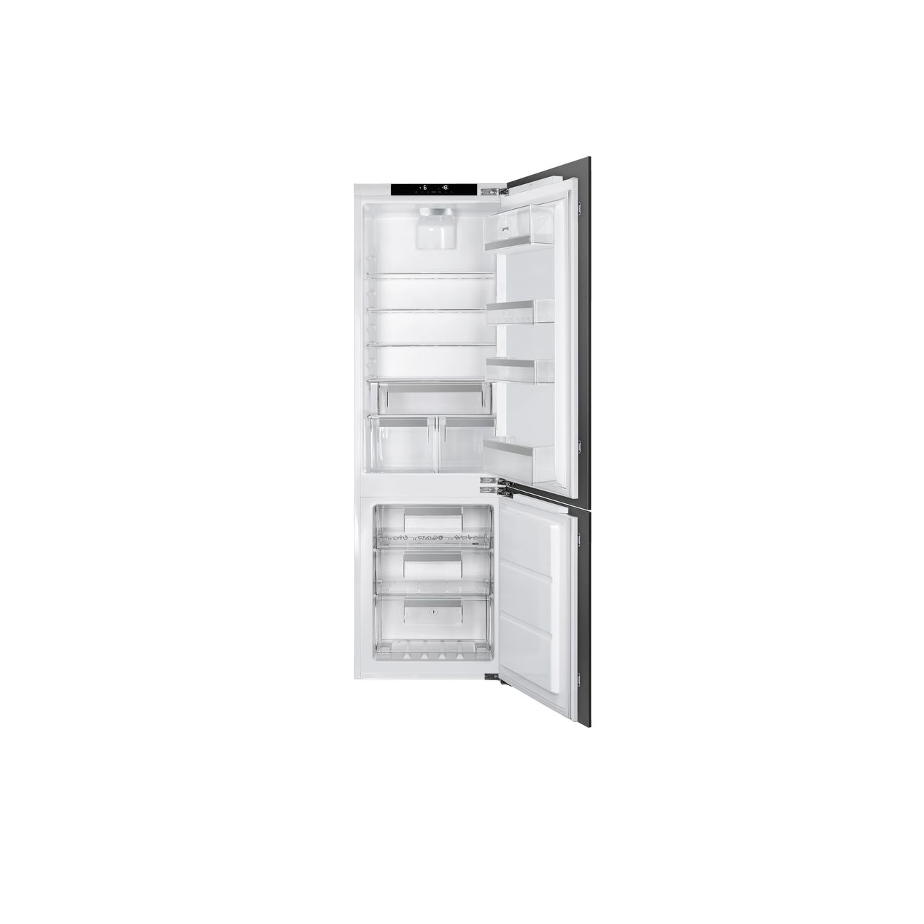 Встраиваемый холодильник комби Премиум Smeg CD7276NLD2P1 фото