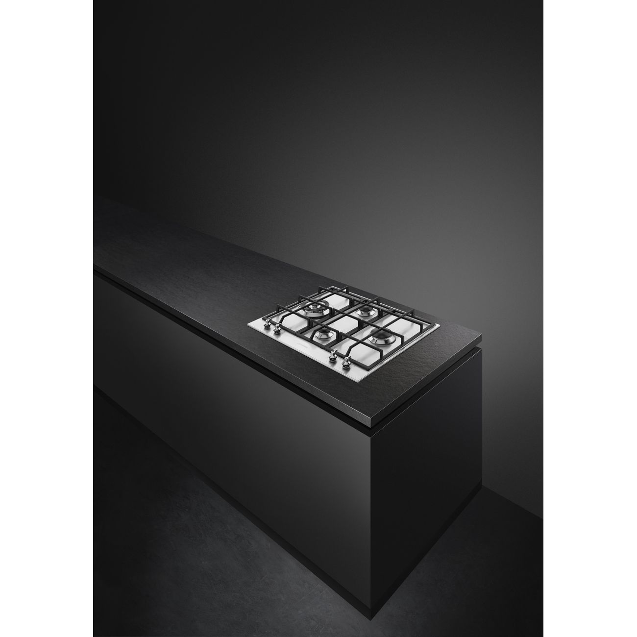 Встраиваемая газовая панель независимая Премиум Smeg PX364L