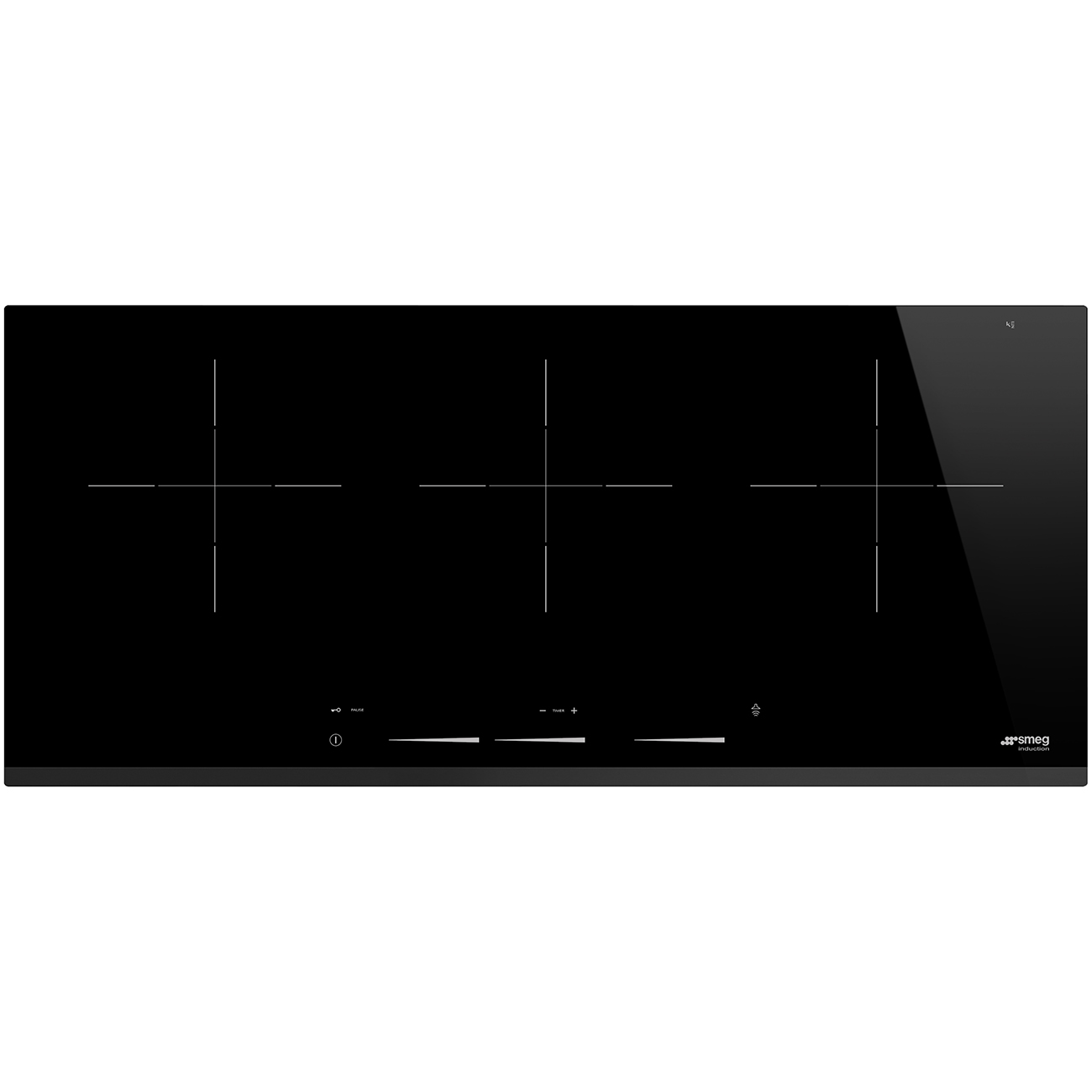 Встраиваемая индукционная панель независимая Премиум Smeg SIH7933B