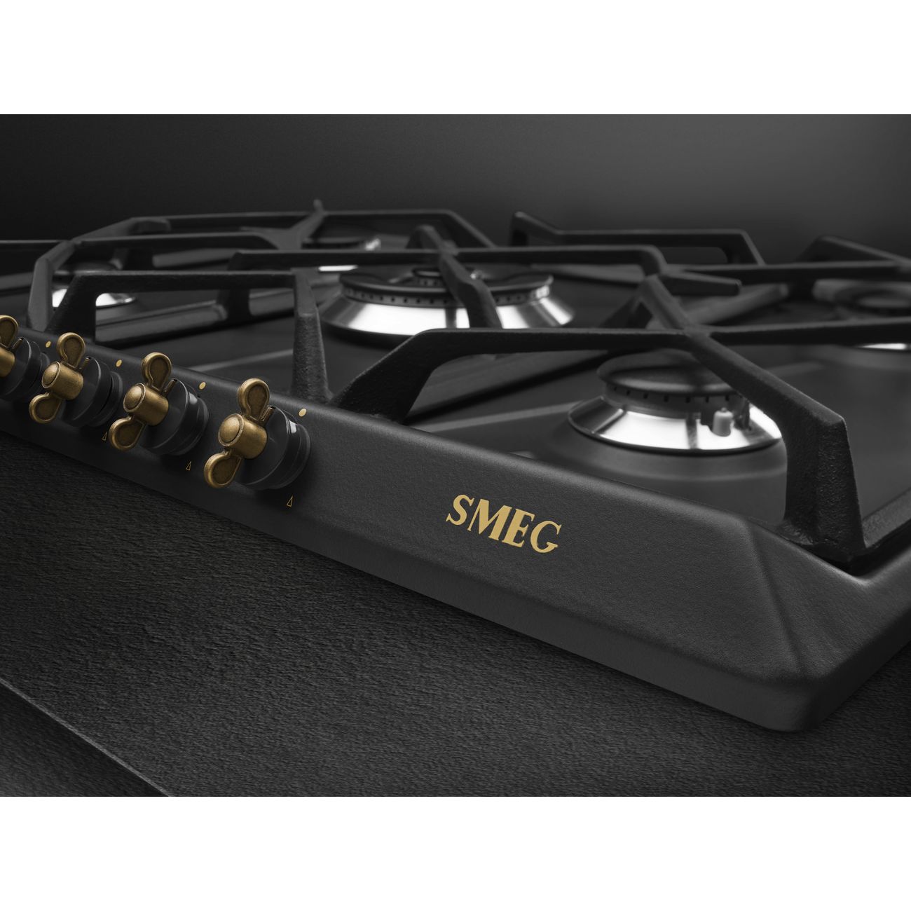 Встраиваемая газовая панель независимая Премиум Smeg SRV876AOGH