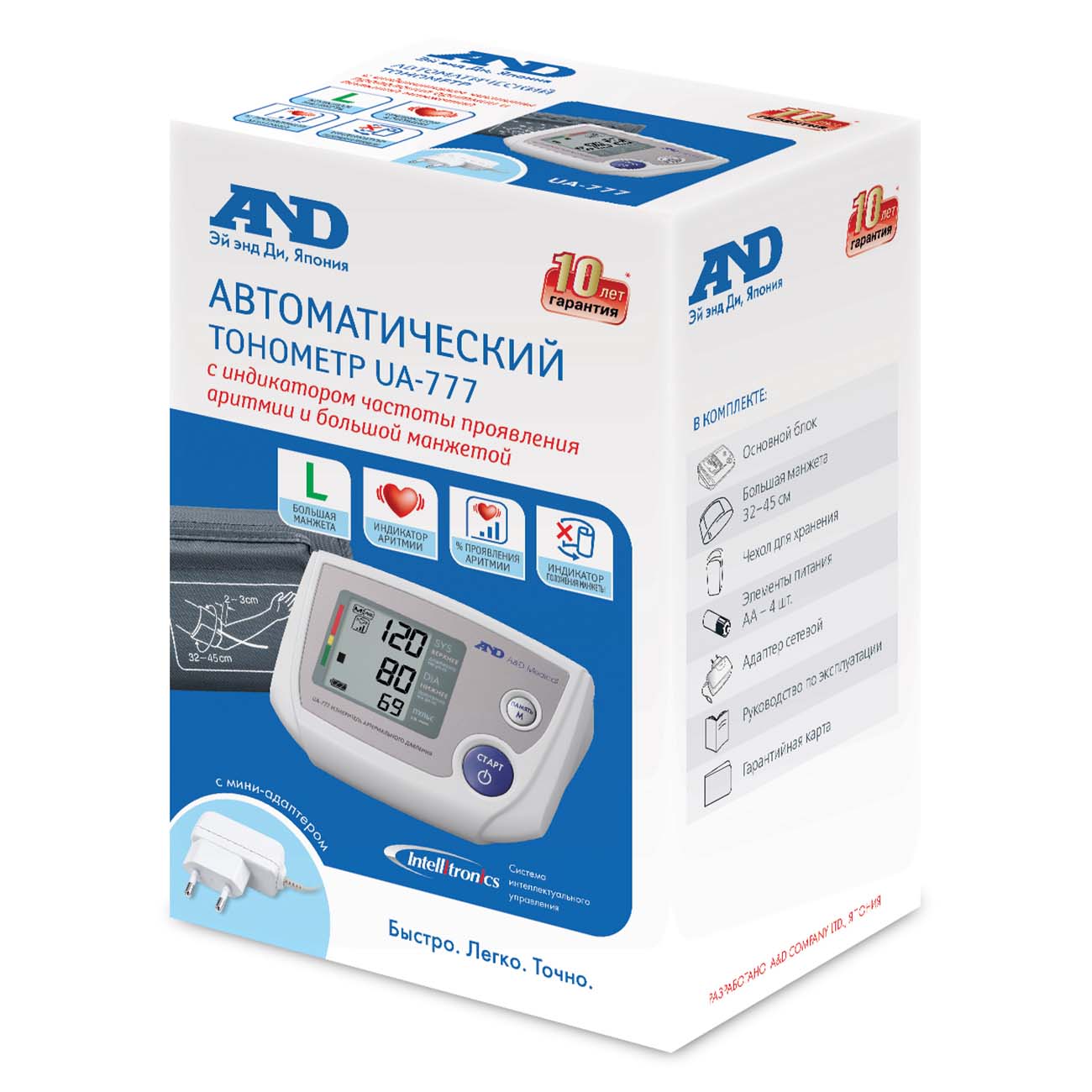 Тонометр AND UA-777L (I01053)