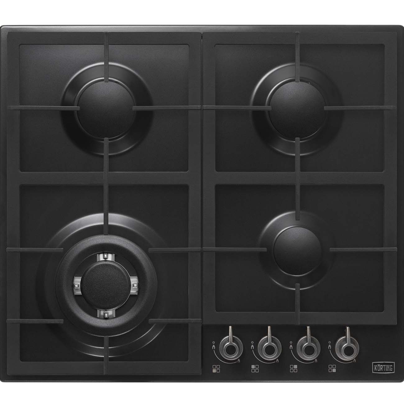Встраиваемая газовая панель независимая Korting HG 665 CTSN