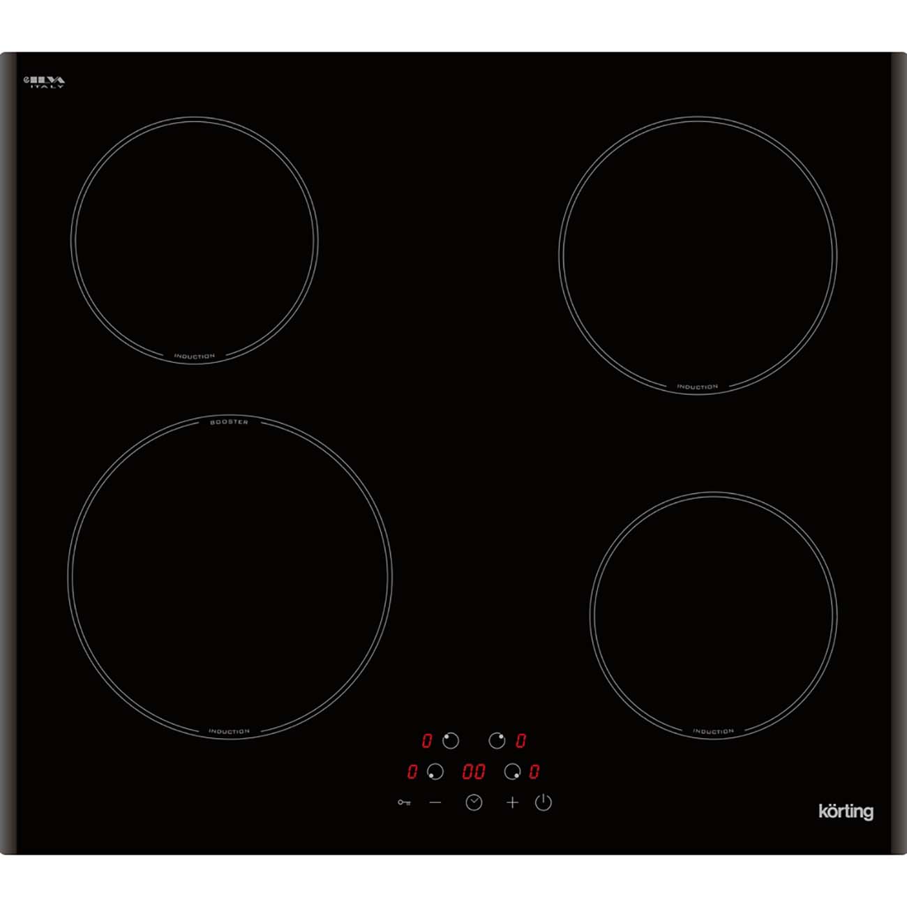Встраиваемая индукционная панель независимая Korting HI 64013 B