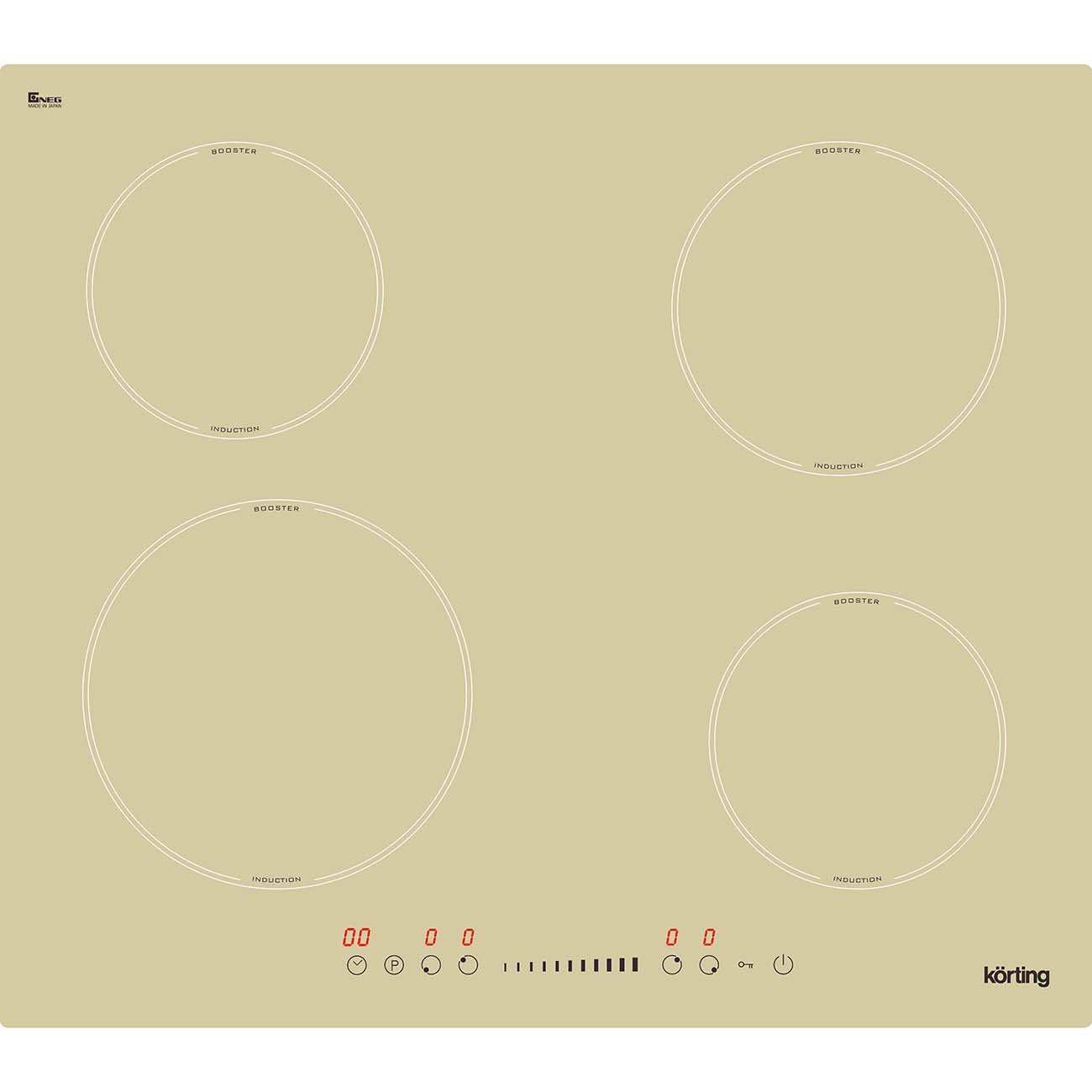 Встраиваемая индукционная панель независимая Korting HI 64560 BB
