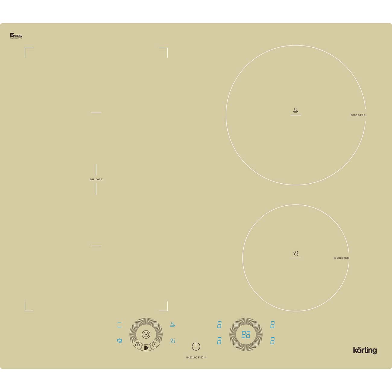 Встраиваемая индукционная панель независимая Korting HIB 64760 BB Smart