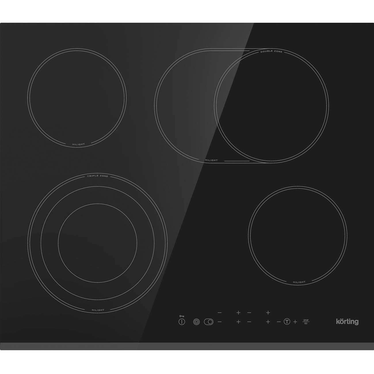 Встраиваемая электрическая панель Korting HK 63052 B