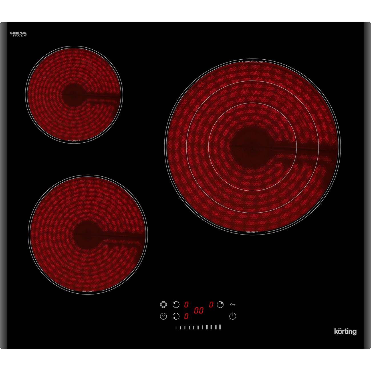 Встраиваемая электрическая панель Korting HK 6351 B3