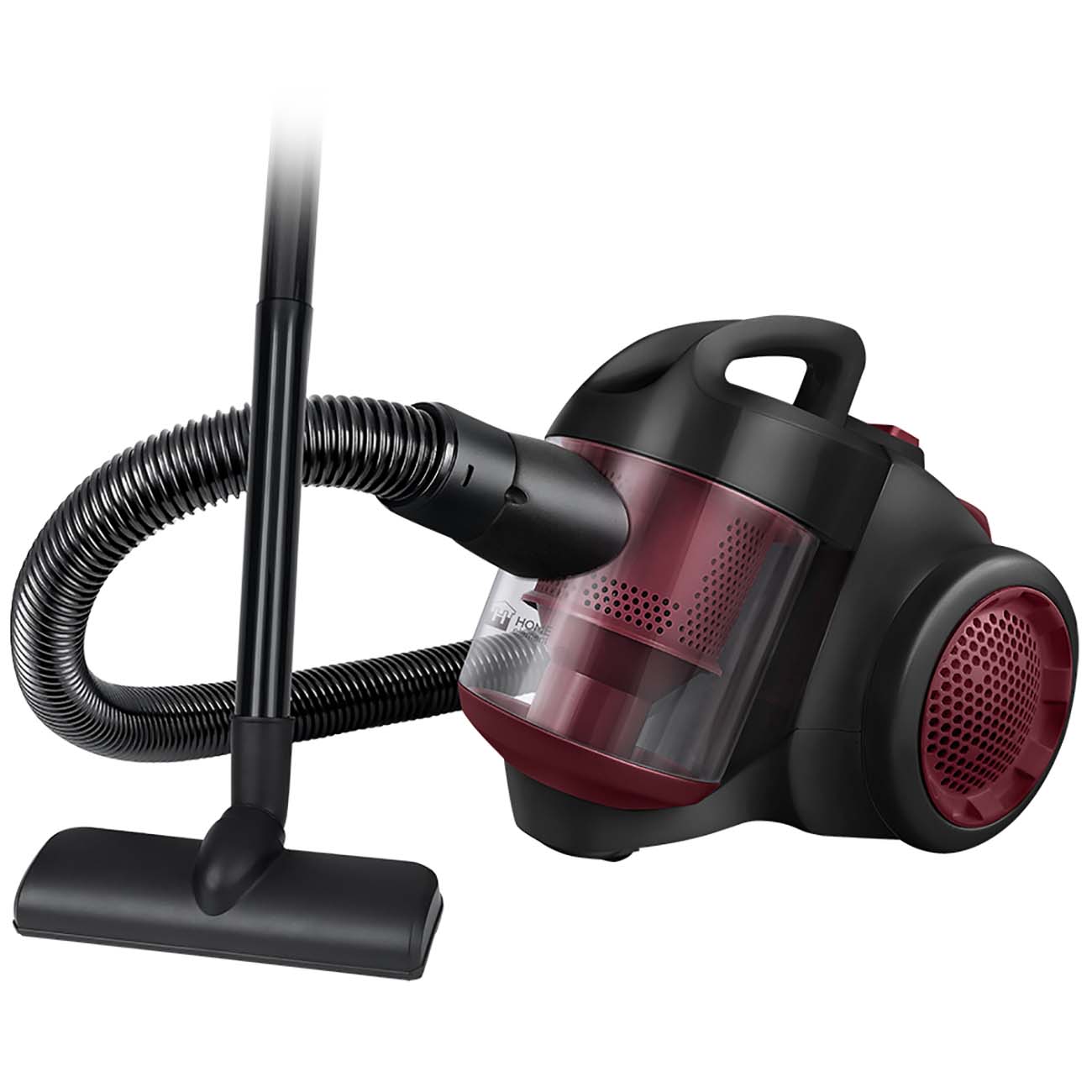 Пылесос с контейнером для пыли Home Element HE-VC1809 Vinous гранат
