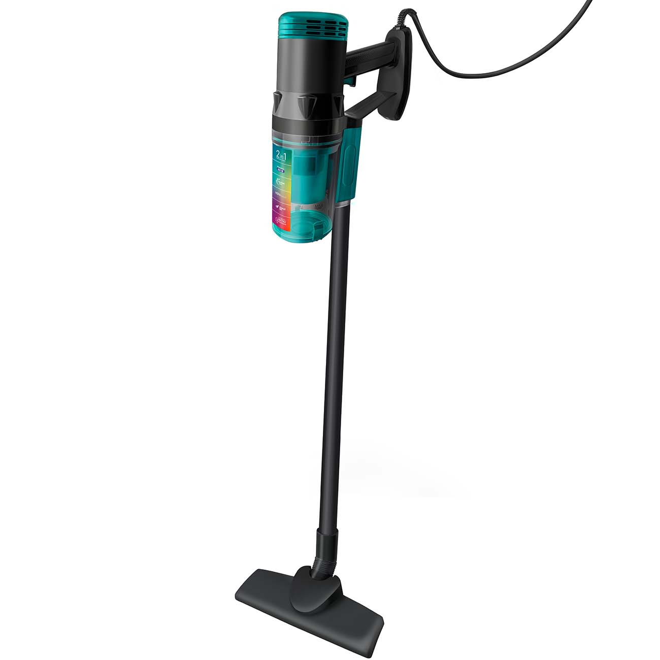 Пылесос ручной (handstick) Vixter VCW-3800 синевато-зеленый утиный