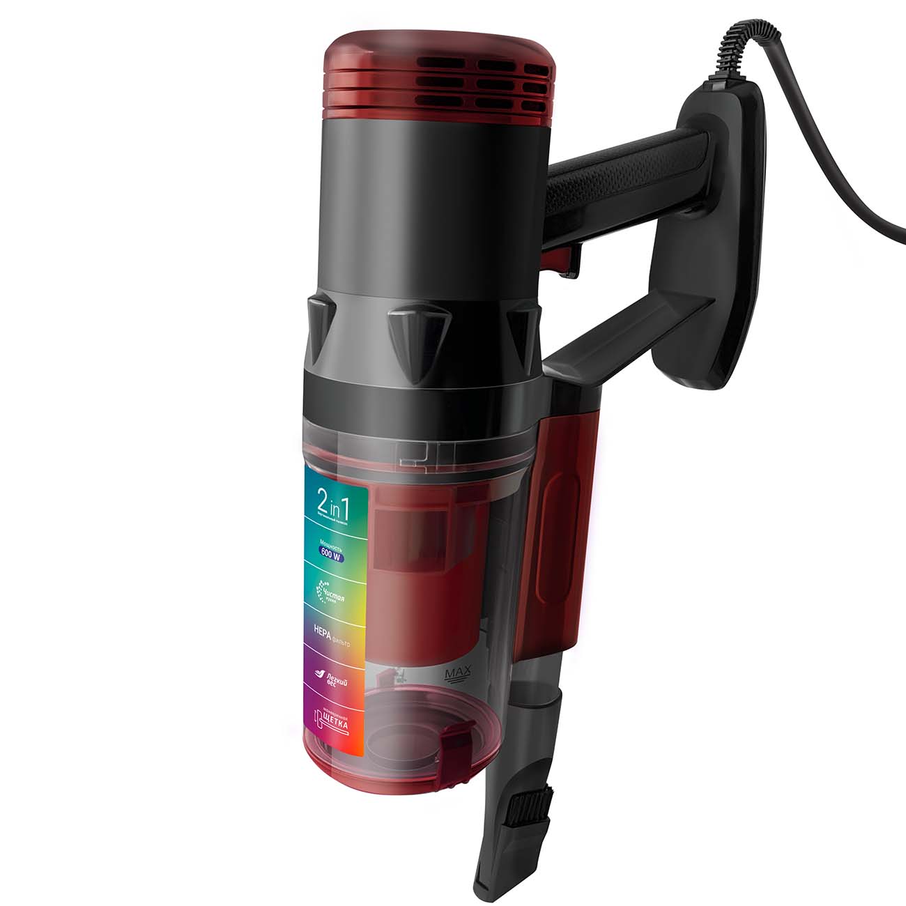 Пылесос ручной (handstick) Vixter VCW-3800 красный