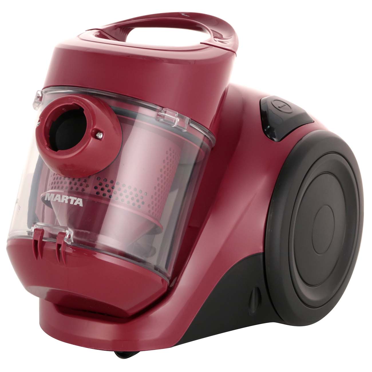Пылесос с контейнером для пыли Marta MT-1362 Vinous гранат