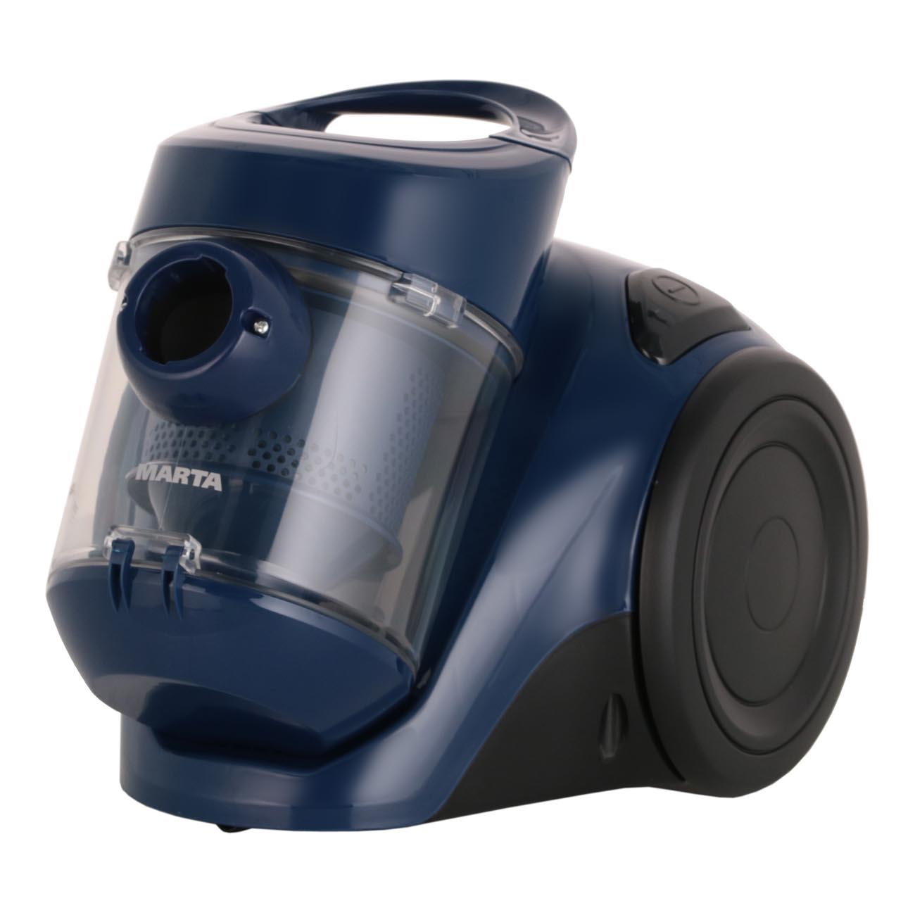 Пылесос с контейнером для пыли Marta MT-1362 Blue сапфир