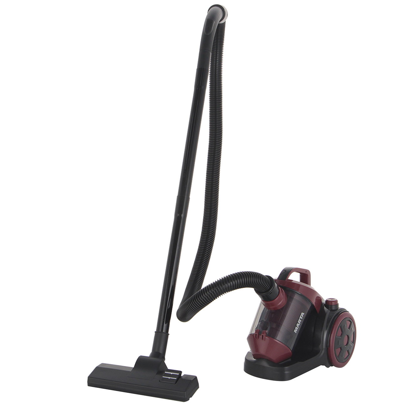 Пылесос с контейнером для пыли Marta MT-1360 Vinous гранат