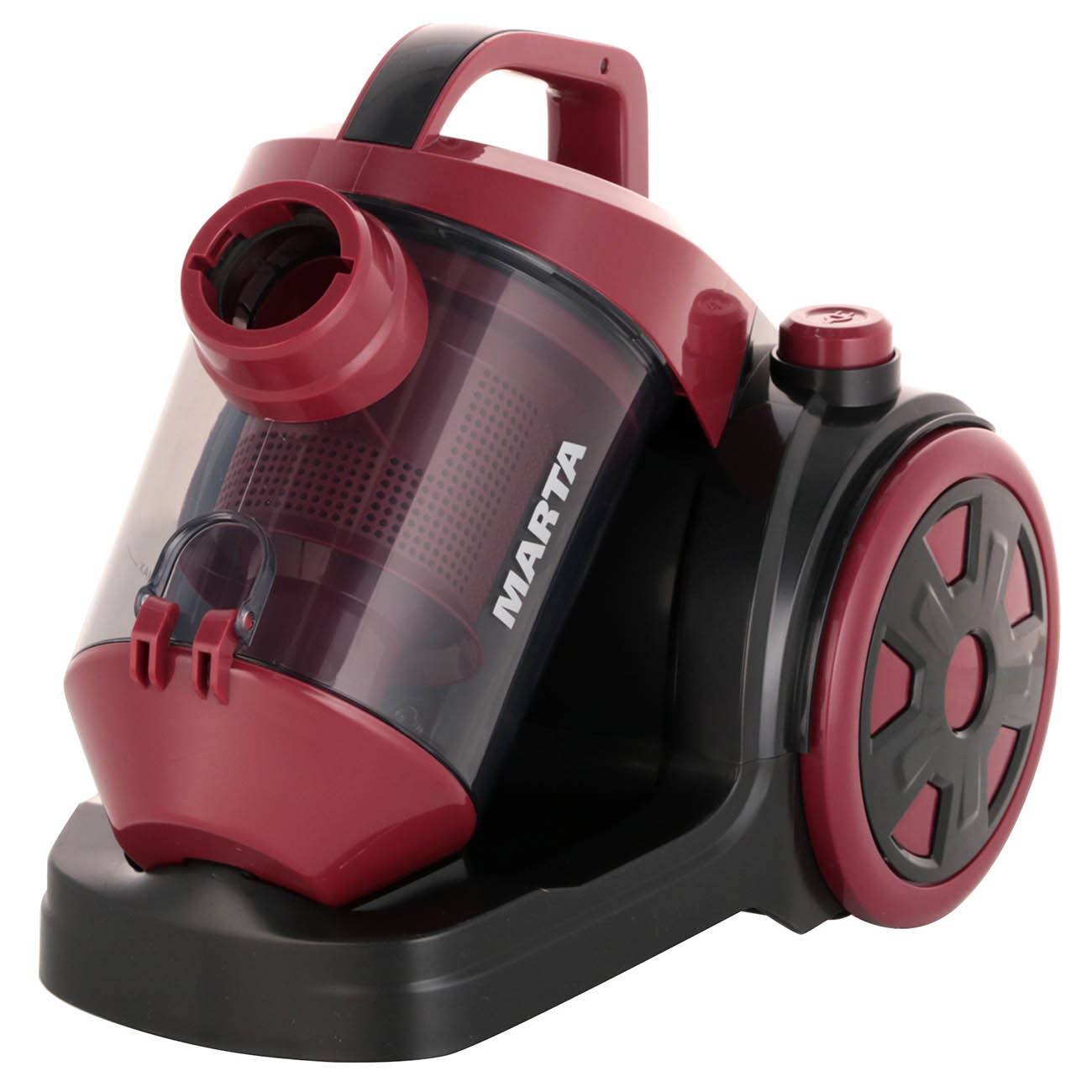 Пылесос с контейнером для пыли Marta MT-1360 Vinous гранат