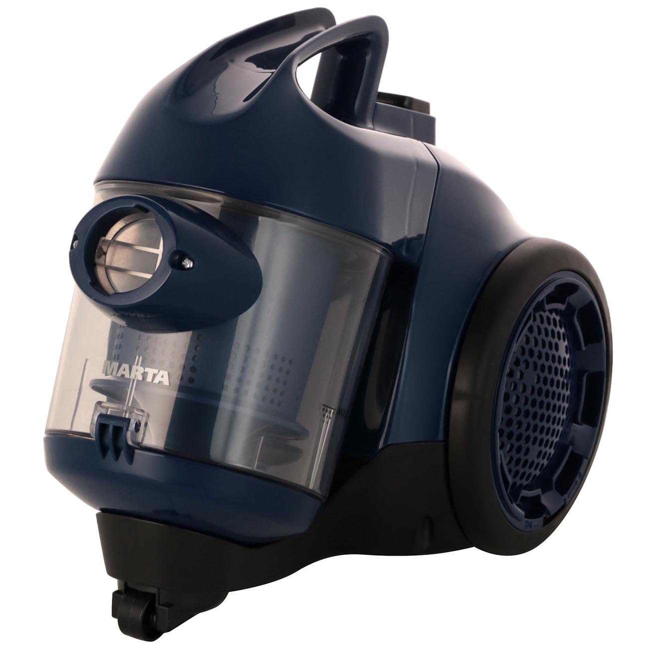 Пылесос с контейнером для пыли Marta MT-1361 Blue сапфир