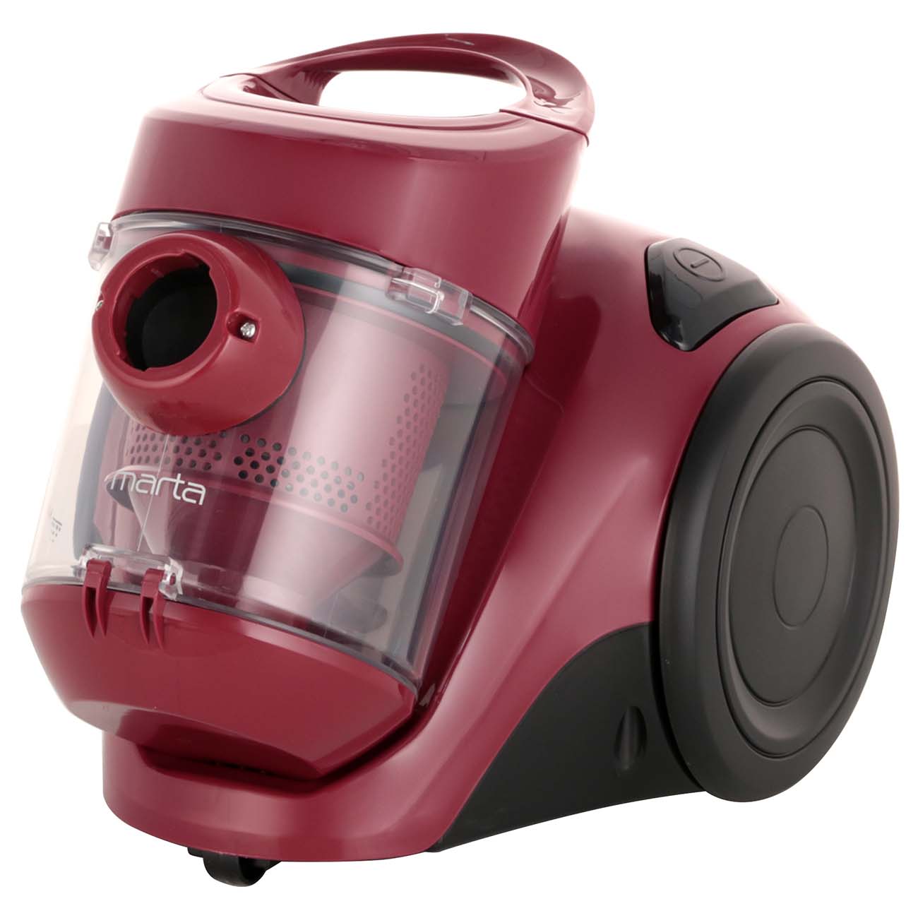 Пылесос с контейнером для пыли Marta MT-1364 Vinous гранат