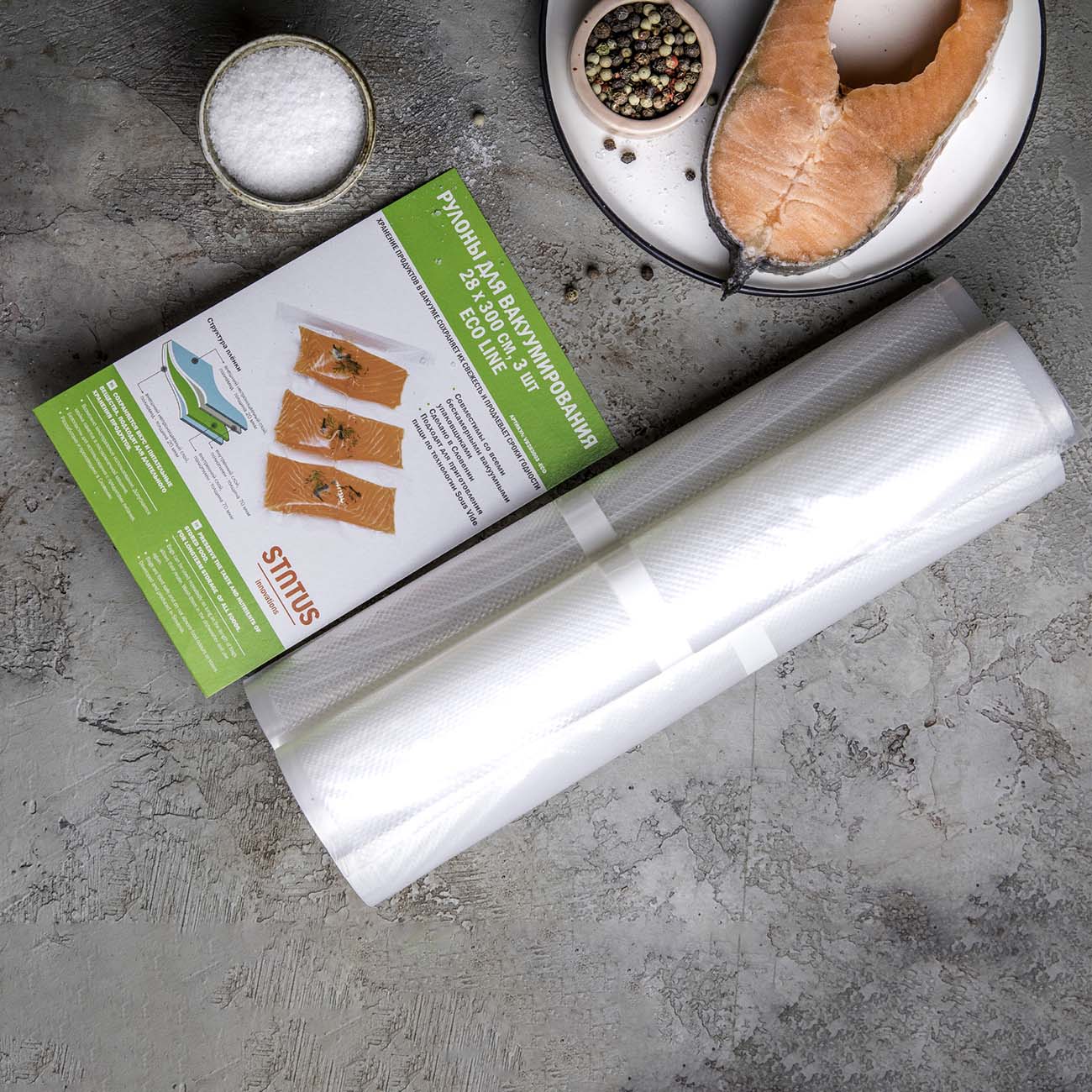 Рулон для вакуумного упаковщика Status VB283003-ECO