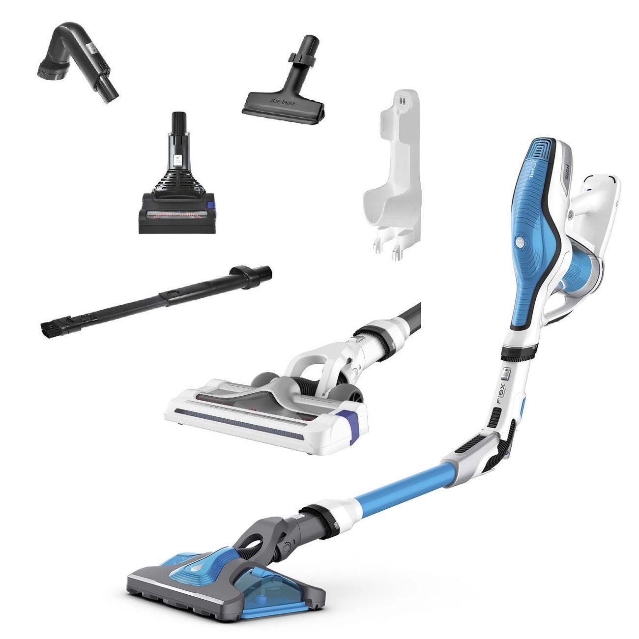 Пылесос ручной (handstick) Tefal Air Force Pro 360 Flex Aqua (TY9490WO) фото