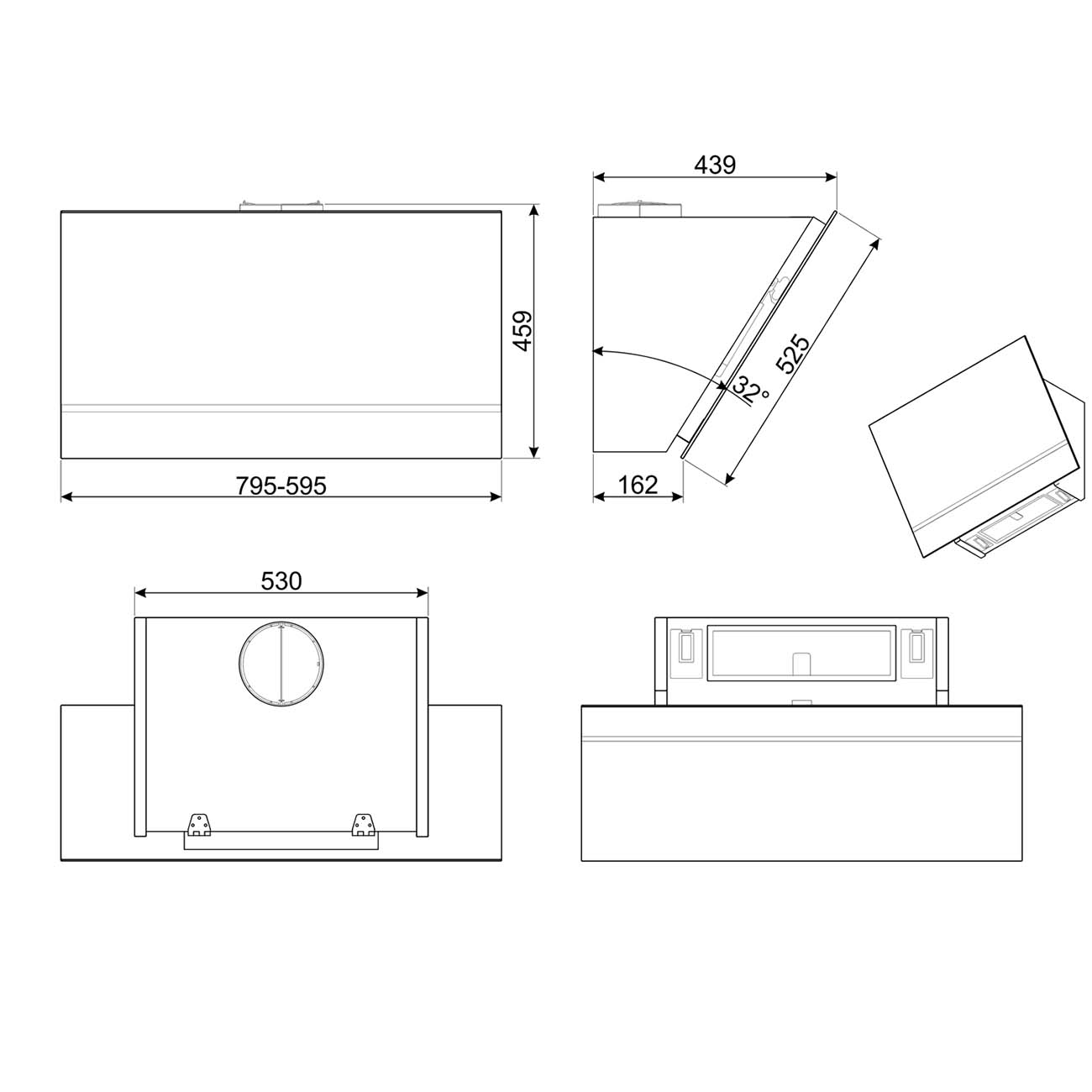 Вытяжка Smeg KV26N