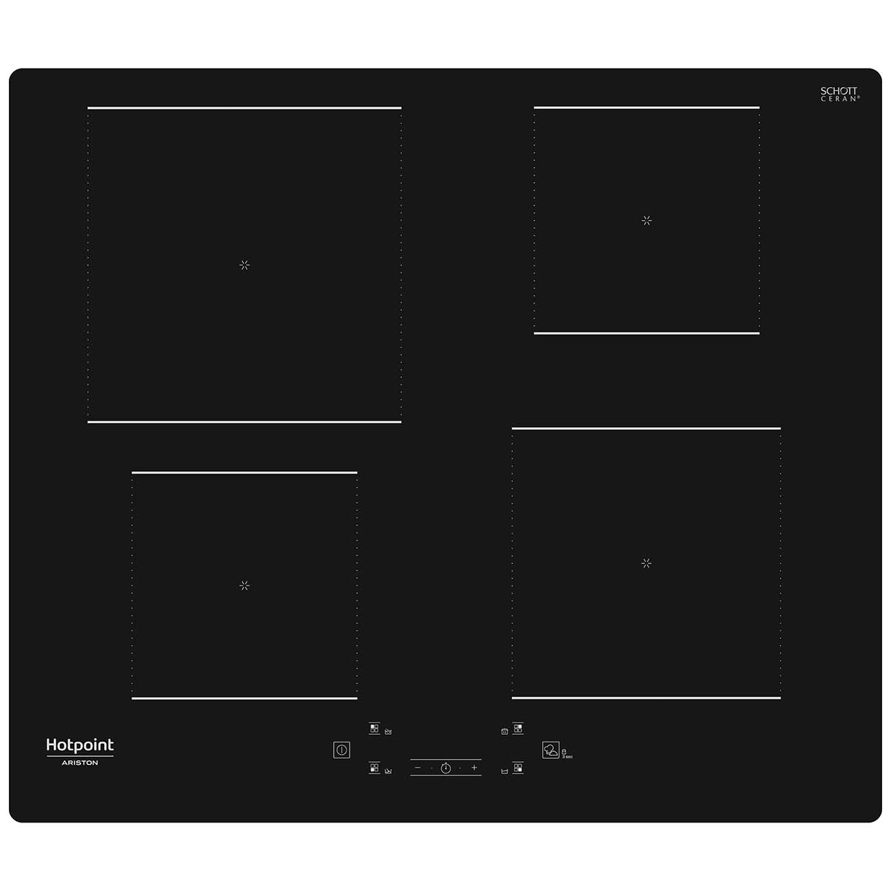 Встраиваемая индукционная панель независимая Hotpoint-Ariston HQ 5660S NE фото