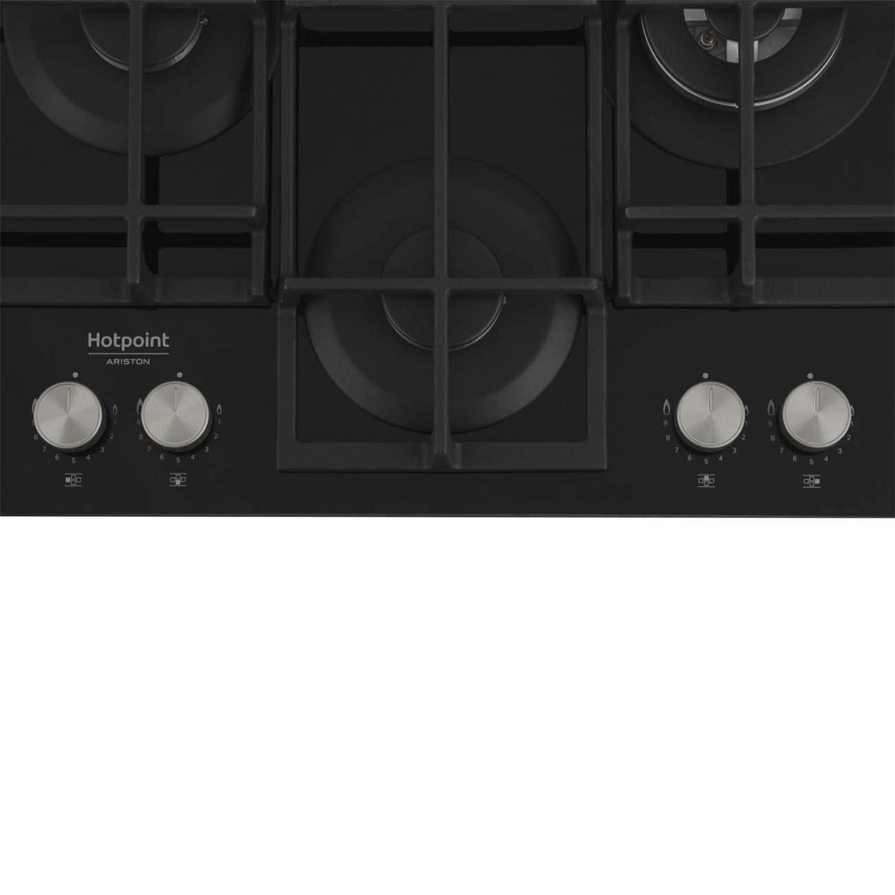 Встраиваемая газовая панель независимая Hotpoint-Ariston HAGS 62F/BK