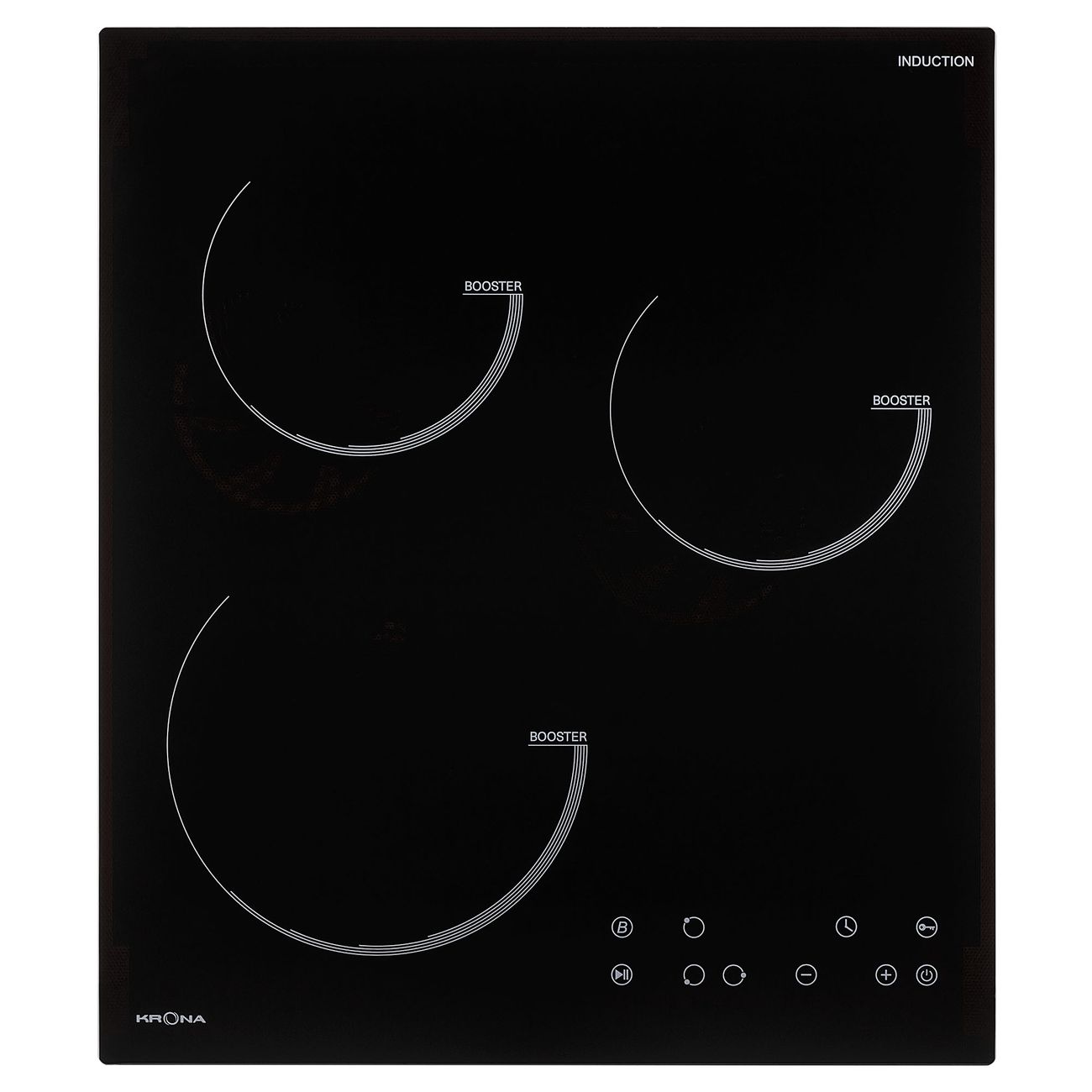 Встраиваемая индукционная панель независимая Krona PRESTO 45 BL