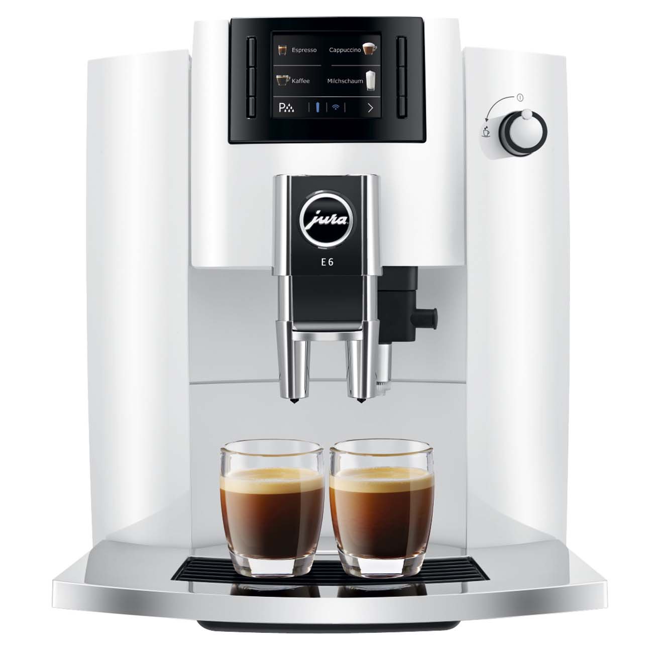 Кофемашина Jura E6 Piano белый фото