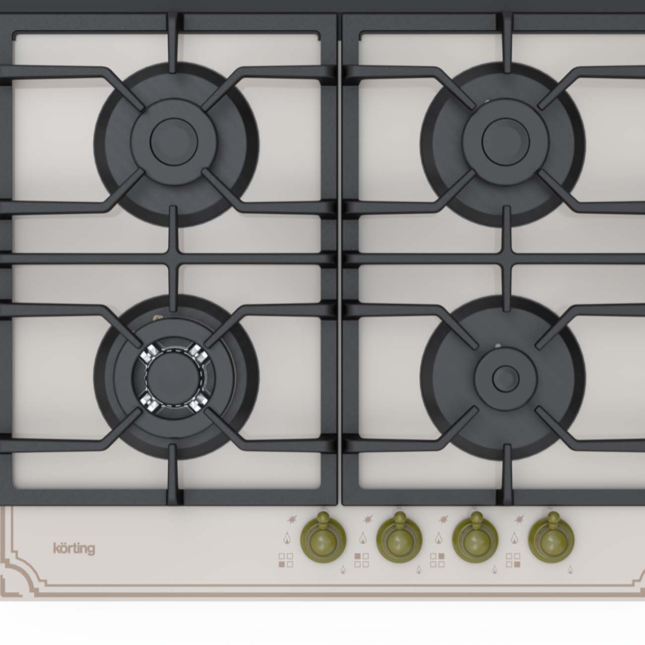 Встраиваемая газовая панель независимая Korting HGG 691 CTRB