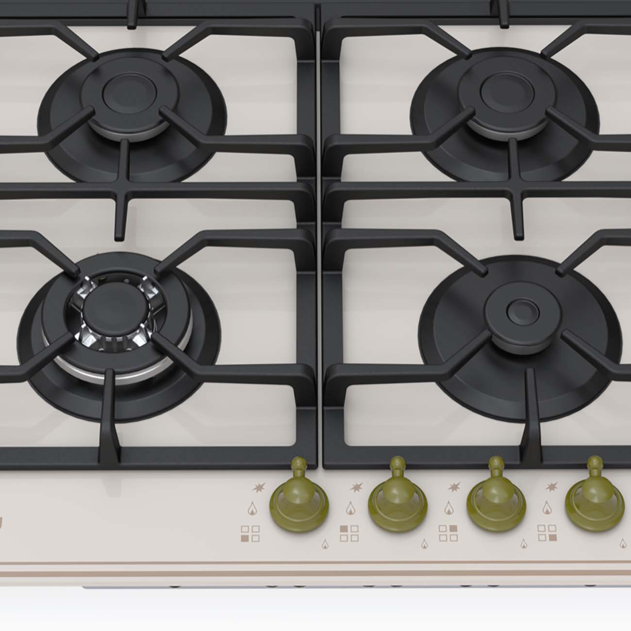 Встраиваемая газовая панель независимая Korting HGG 691 CTRB