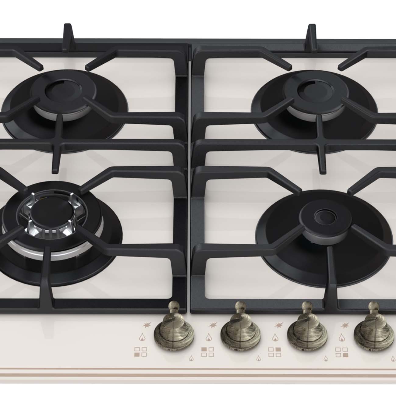 Встраиваемая газовая панель независимая Korting HGG 691 CTRB