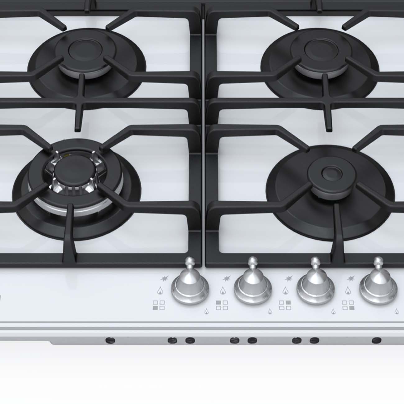 Встраиваемая газовая панель независимая Korting HGG 691 CTRW