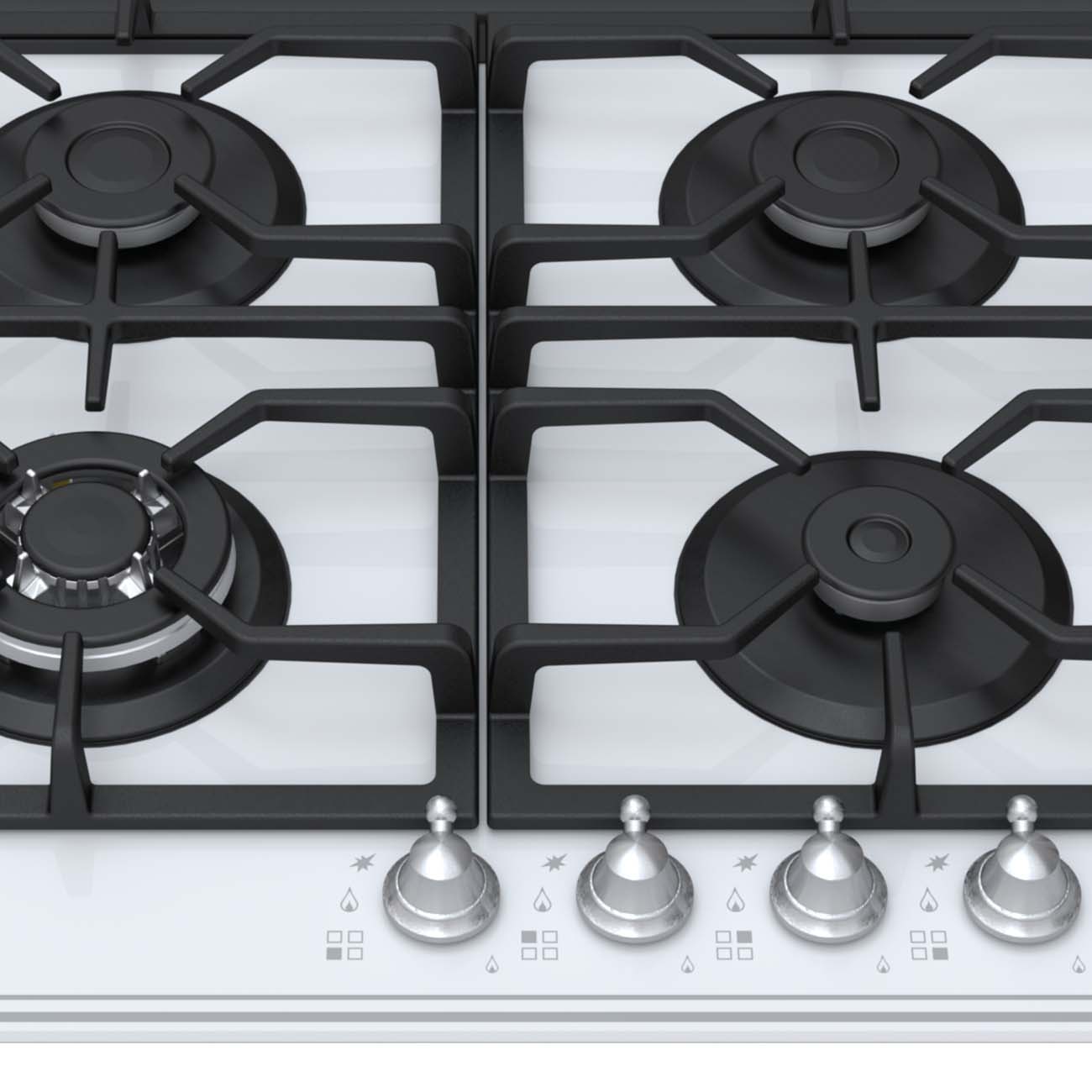 Встраиваемая газовая панель независимая Korting HGG 691 CTRW