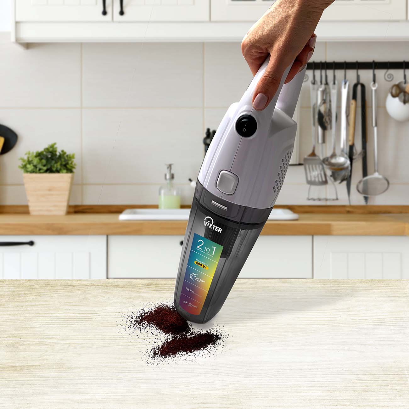 Пылесос ручной (handstick) Vixter VCW-2800 белый