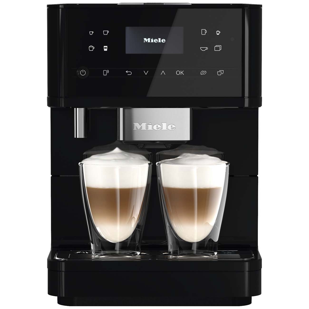 Кофемашина автоматическая Miele CM6160 Black Obsidian OBSW