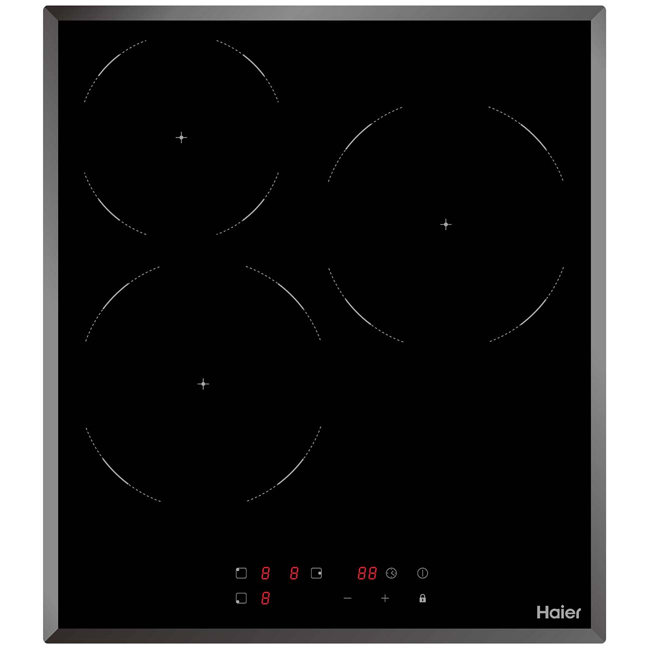 Встраиваемая электрическая панель Haier HHY-C53NVB черная