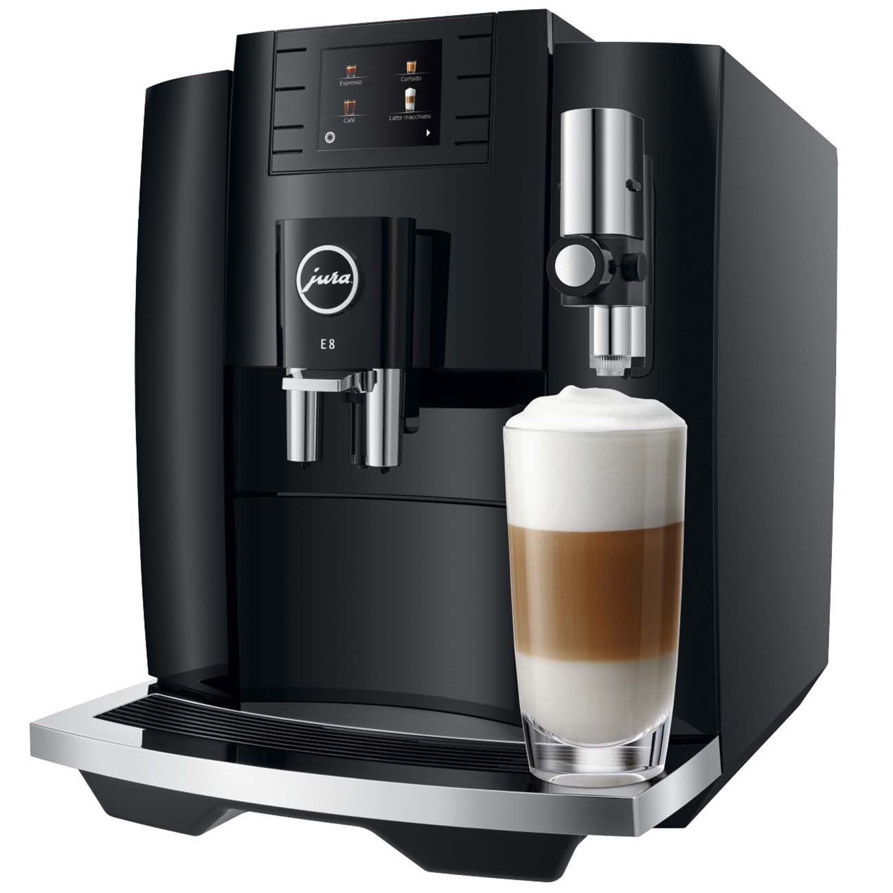 Кофемашина Jura E8 Piano черный фото