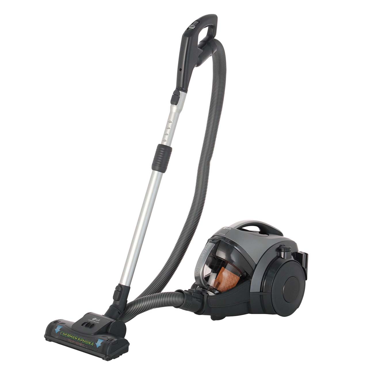 Пылесос с контейнером для пыли LG Kompressor VC83209UHAS фото