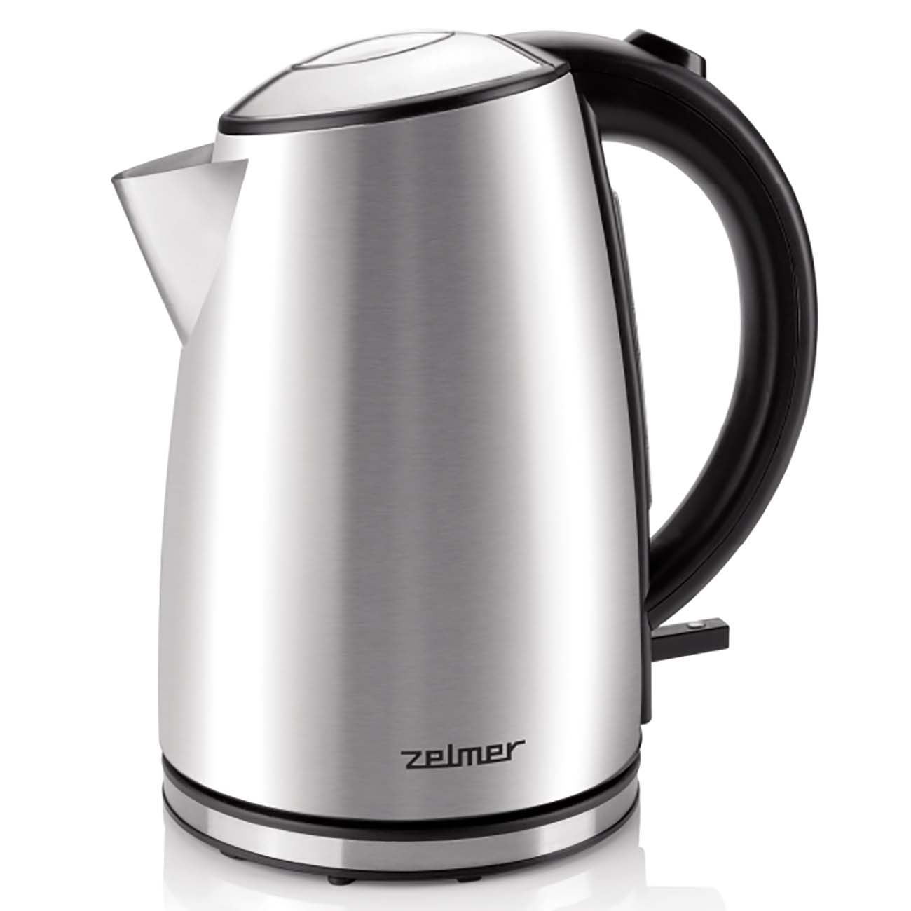 Электрочайник Zelmer ZCK1274 серебристый/черный фото