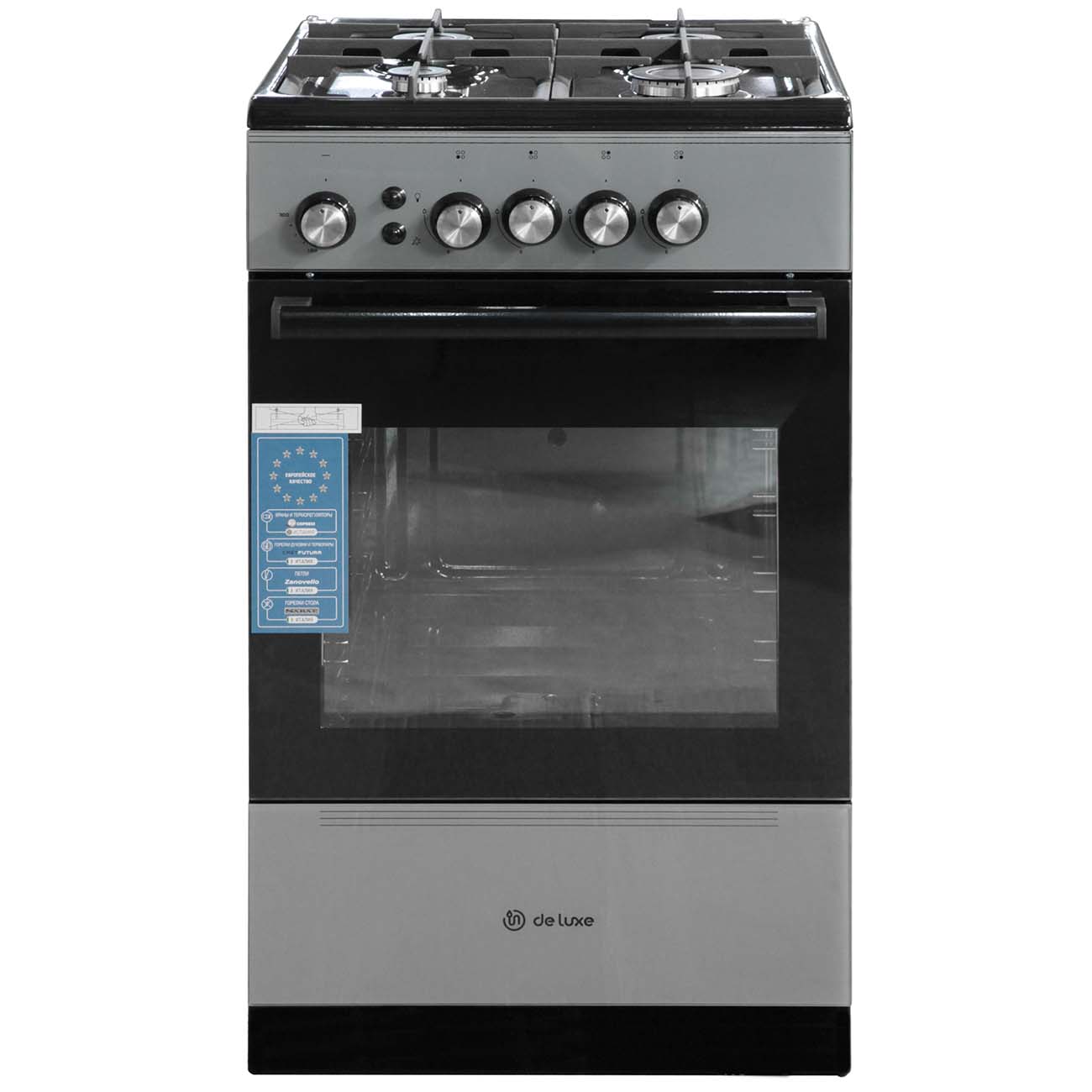 Газовая плита de luxe Газовая плита 506040.24г ЧР-002 de luxe Газовая